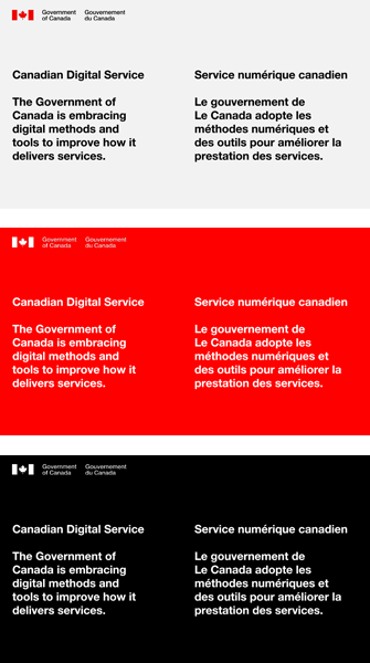 Last year I did some powerpoint templates as a favour for the Canadian Digital Service. I'm not sure if they used them.